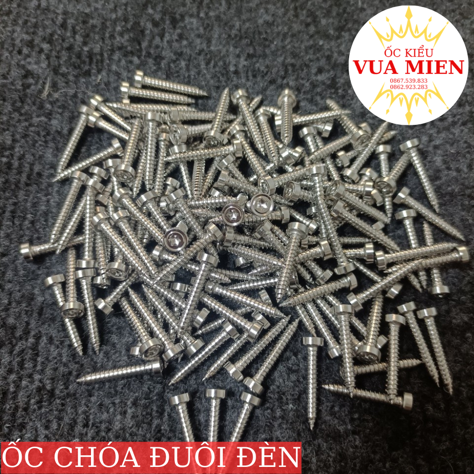 Ốc chóa đuôi đèn sau inox304  dành cho các dòng xe