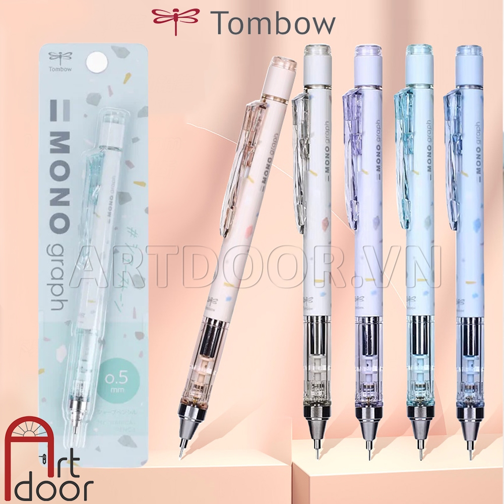 Bút chì bấm TOMBOW Mono Graph Terrazzo Limited