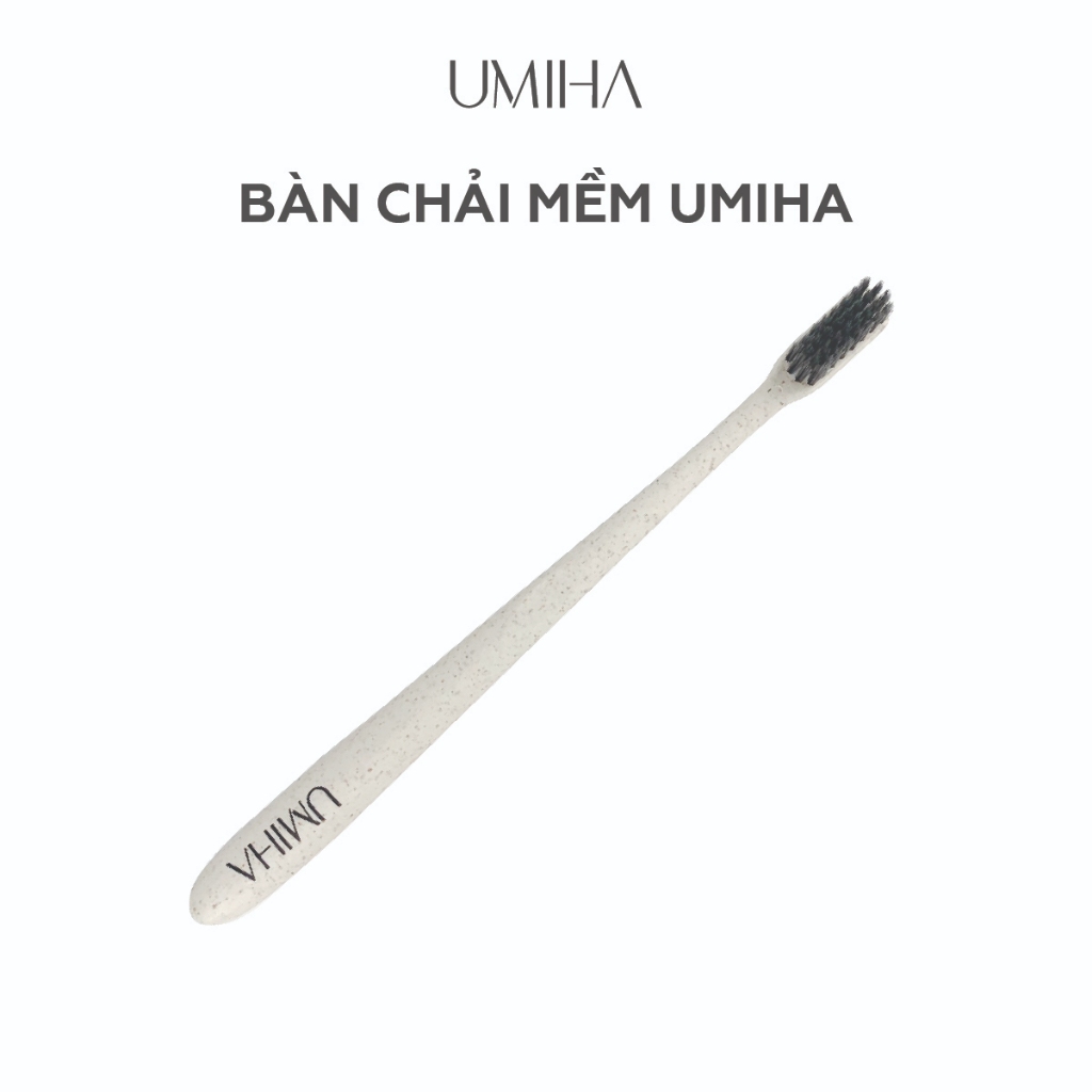 Bàn chải đánh răng mềm UMIHA - Chất liệu cao cấp nhỏ gọn, bàn chải đánh răng siêu mềm mịn, bảo vệ nướu, sạch răng miệng