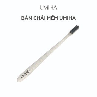 Bàn chải đánh răng siêu mềm mịn, bảo vệ nướu UMIHA làm từ nhựa sinh học lúa mì an toàn sức khỏe