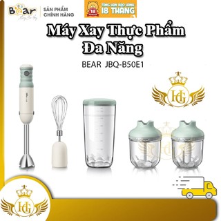 Máy xay thực phẩm đa năng bear | máy xay sinh tố cầm tay với 2 đầu khác nhau