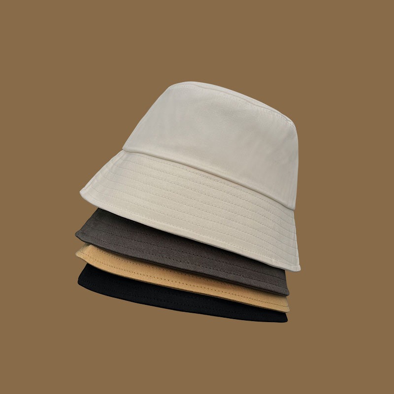 Mũ bucket nam nữ vành cụp trơn phong cách ulzzang unisex