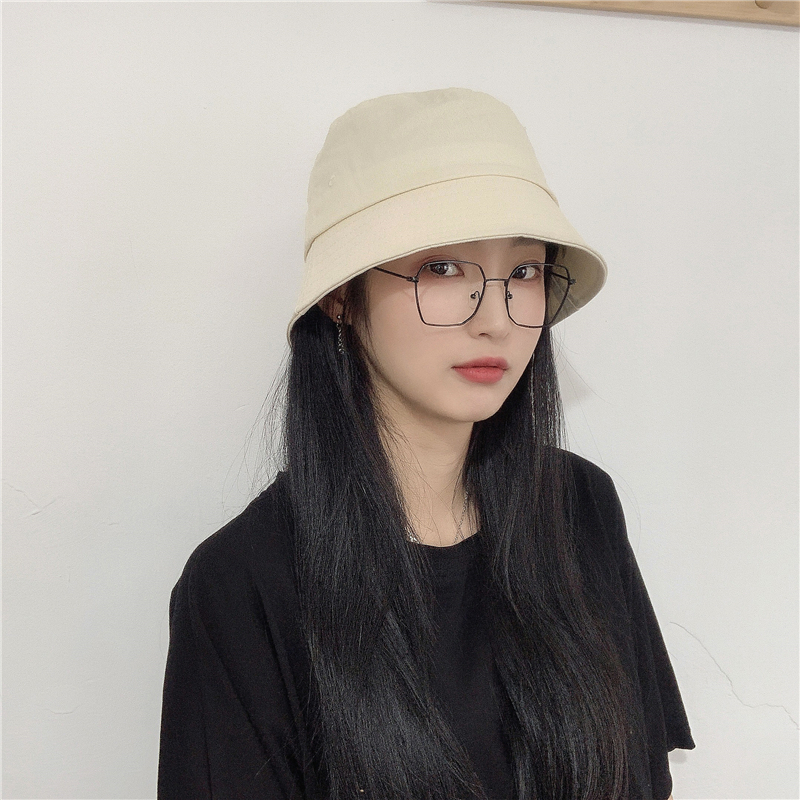 Mũ bucket nam nữ vành cụp trơn phong cách ulzzang unisex