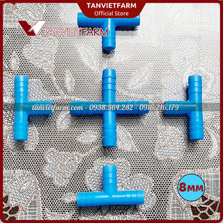 Ống nối nhựa chữ T và chữ thập 8li