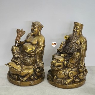 Thần tài thổ địa lớn bằng đồng