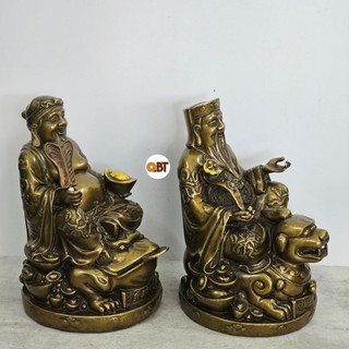 Thần tài thổ địa lớn bằng đồng