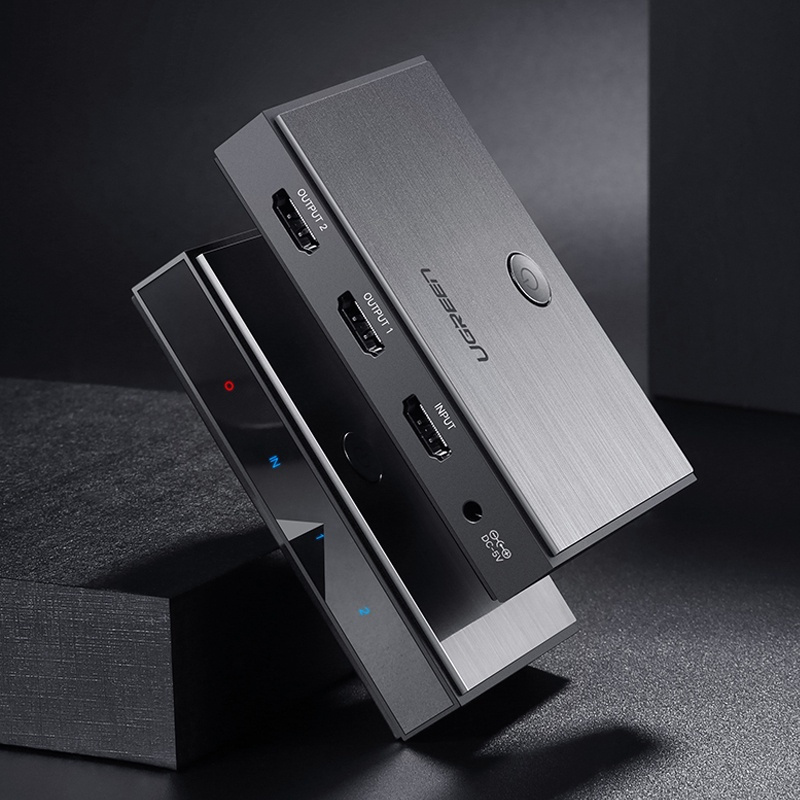 Bộ Chia Cổng HDMI 1 ra 2 hỗ trợ full HD 4K Ugreen, Hàng Chính Hãng, Bảo hành 12 tháng