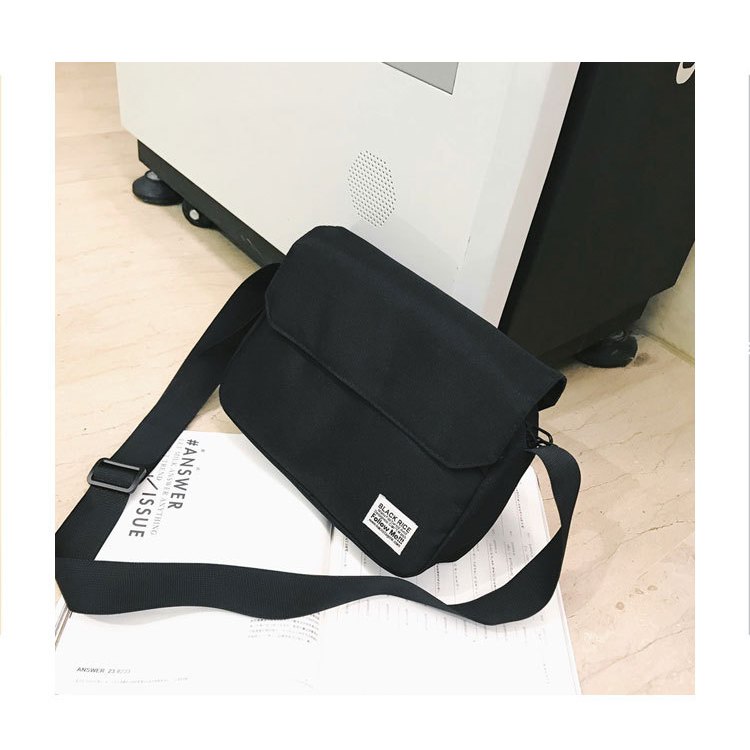 Túi đeo chéo nam Black Rice vải dù nhiều ngăn phong cách trẻ trung dễ phối đồ T02