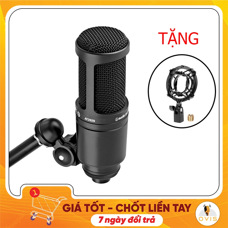 Audio Technica AT2020 - Micro Condenser Cho Thu Âm Giọng Hát Và Thu Âm Nhạc Cụ
