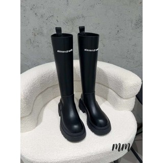 Bốt Boot nữ thời trang da mềm đế bệt