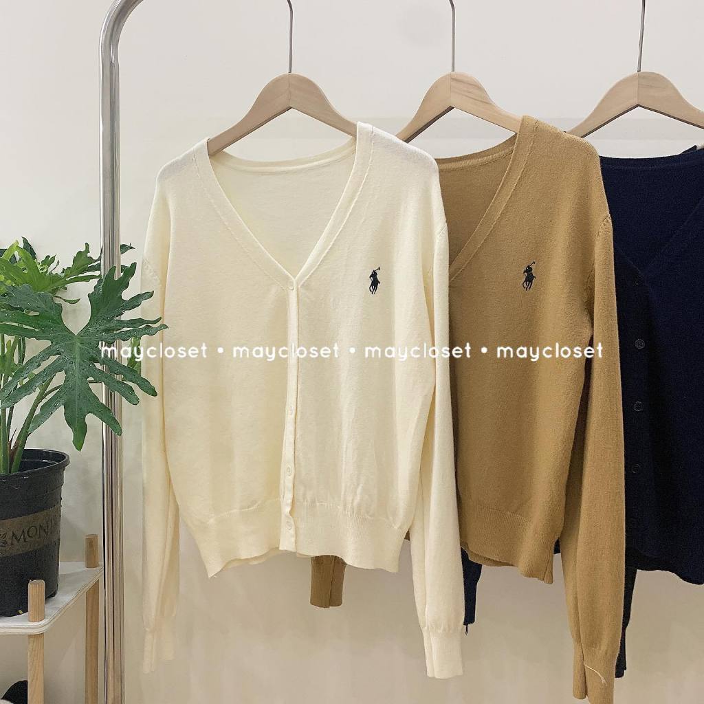 Cardigan thêu ngựa bảng 4 màu