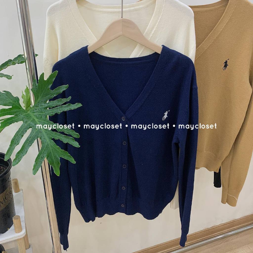 Cardigan thêu ngựa bảng 4 màu