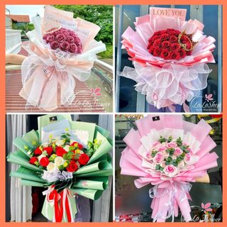 [HỎA TỐC] Hoa sáp cao cấp bó lớn giá siêu rẻ - Bó hoa hồng sáp thơm quà tặng 8/3, 20/10, 20/11, 14/2