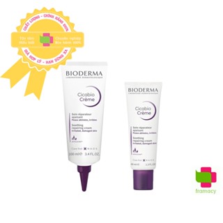 Kem dưỡng ẩm Bioderma Cicabio Crème, Pháp (40ml/100ml) phục hồi và làm dịu da