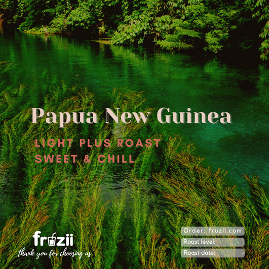 Cà phê Papua New Guinea rang light +