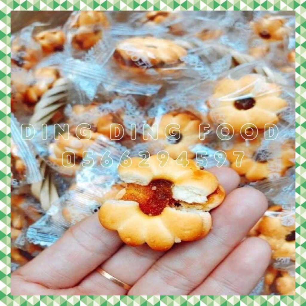 Date 2025 -  Bánh Hoa Mai Nhân Khóm Vfoods Thái Lan Hàng Chính Hãng, DING DING FOOD