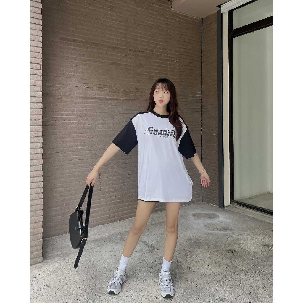 Áo Thun Simon'c Colorful - 4 màu Cotton Nam Nữ Unisex Tay Lỡ Oversize Local Brand