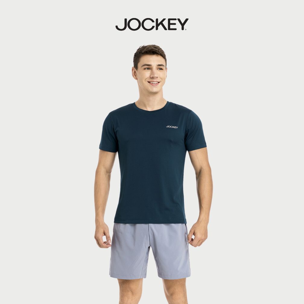 Áo T-Shirt nam Jockey Activewear Basic chất liệu Polyester chống nhăn - 1001