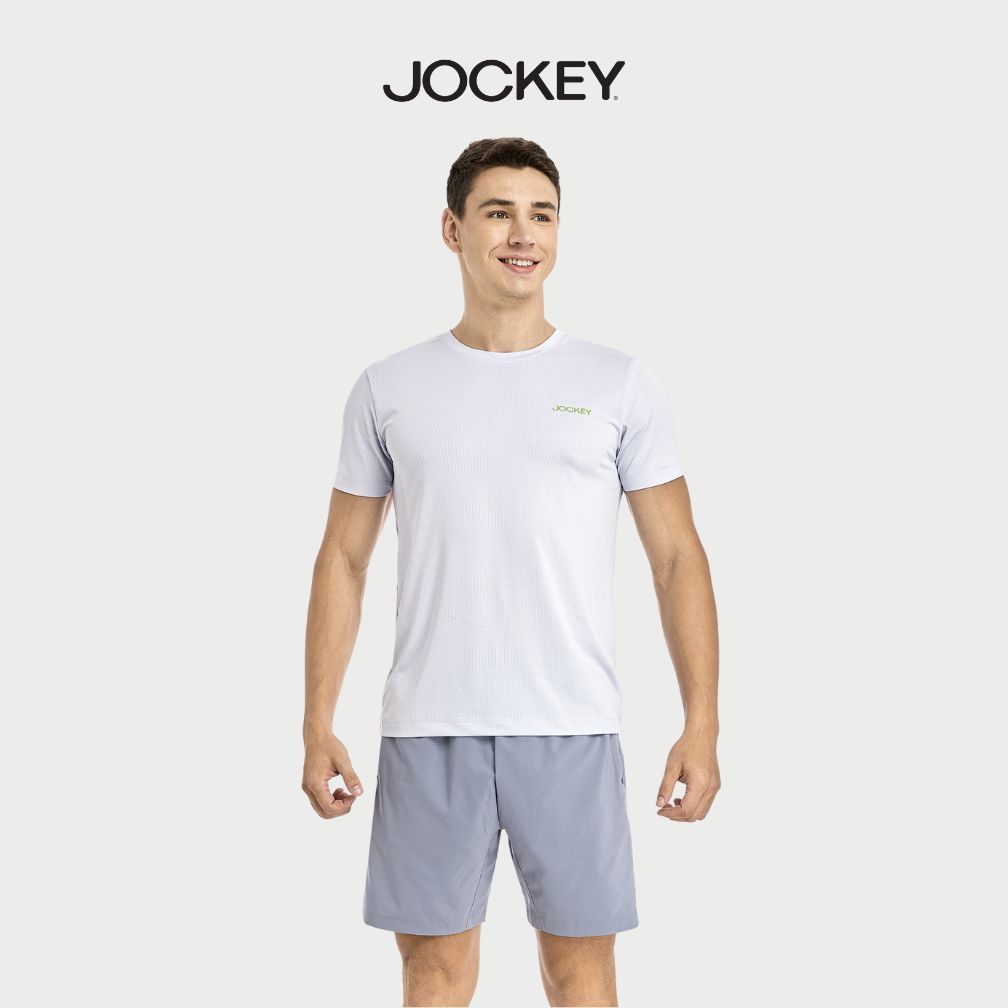 Áo T-Shirt nam Jockey Activewear Basic chất liệu Polyester chống nhăn - 1001