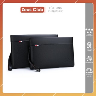Túi clutch nam da zeus club l v daishu ví cầm tay nam cao cấp dáng hàn quốc - ví trơn zc217