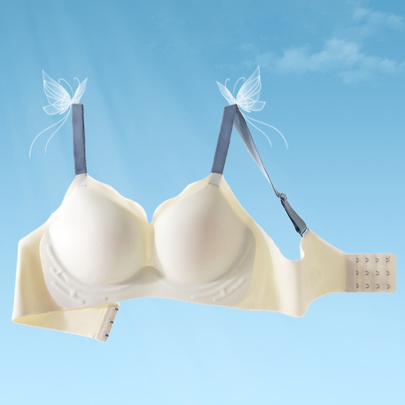 Áo lót nữ không đường may không gọng su mát lạnh mút mỏng chỉ 0.8cm