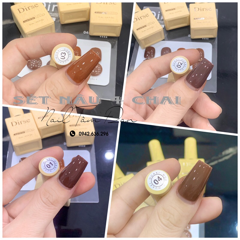 Sét nâu 4 chai Dirse