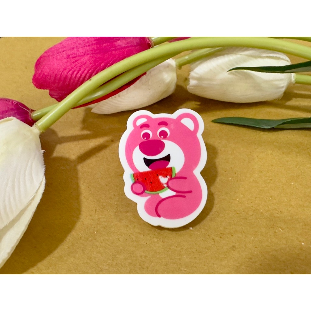 Túi 1 gôm  hình gấu dâu lotso