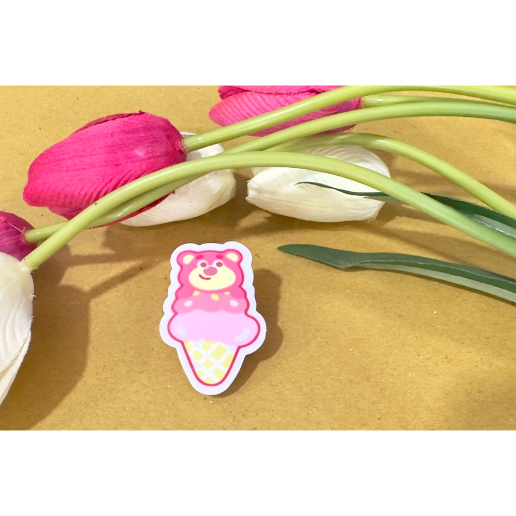 Túi 1 gôm  hình gấu dâu lotso