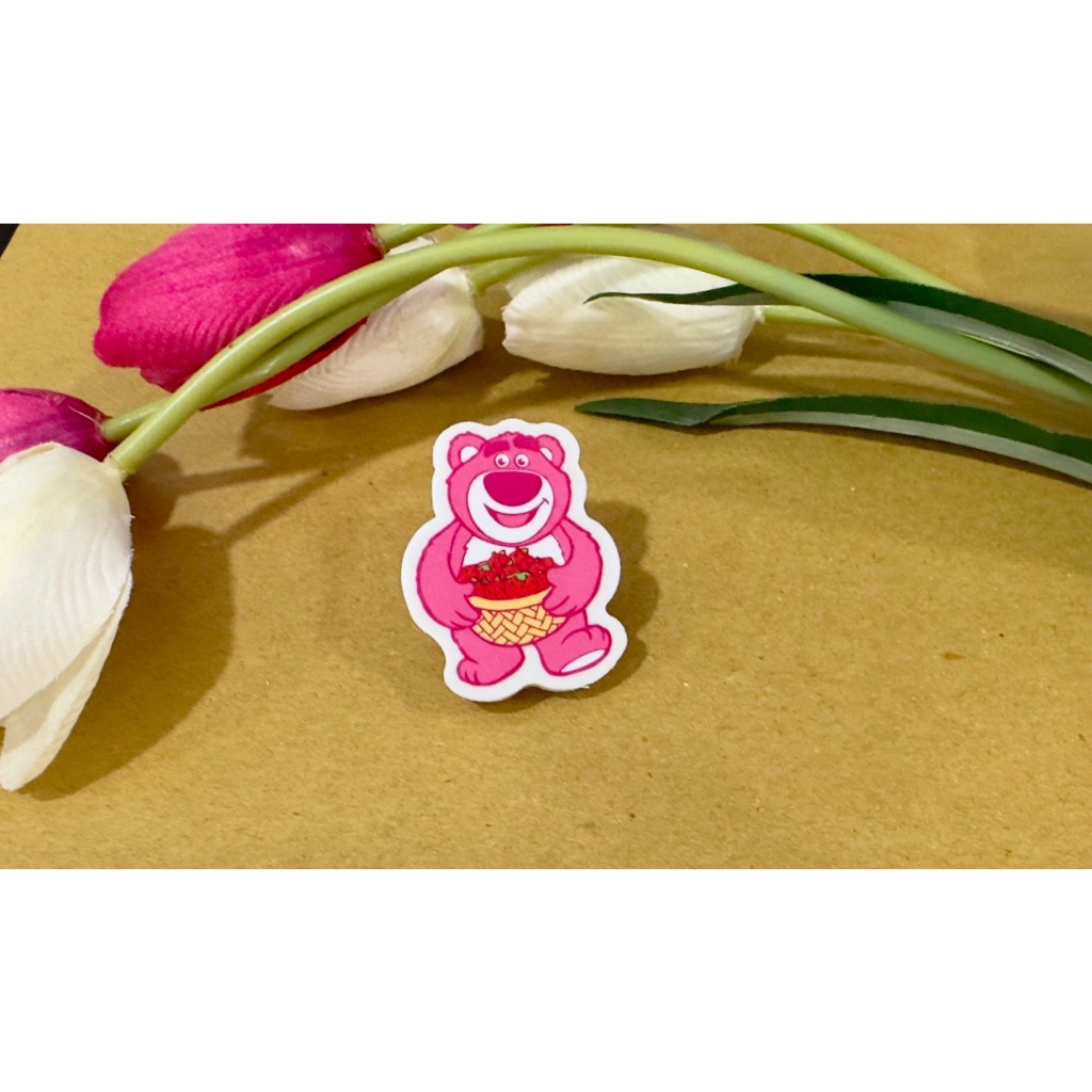 Túi 1 gôm  hình gấu dâu lotso