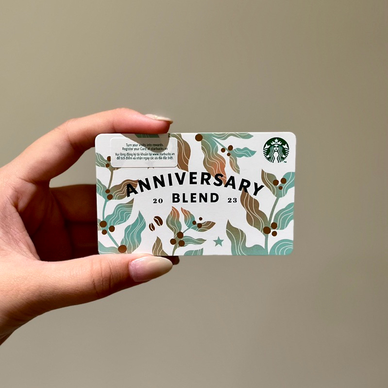 THẺ STARBUCKS VIETNAM đã kích hoạt chưa đăng ký
