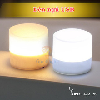 Bóng đèn usb mini 1w tròn ngắn - đèn búp usb 1w - bóng đèn mini phòng ngủ