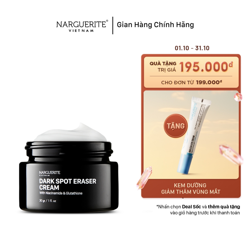 Kem Dưỡng Giảm Nám Tàn Nhang Narguerite Dark Spot Eraser Serum (NIACINAMIDE & GLUTATHIONE) 30g