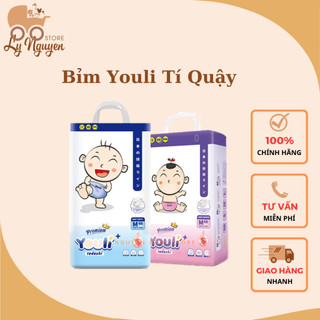 Bỉm dán/ quần YOULI TÍ QUẬY S72/M66/L60/XL54/XXL50/XXXL46