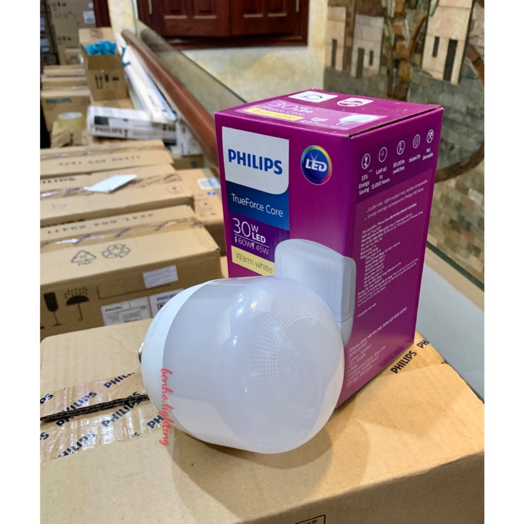BÓNG TRỤ SIÊU SÁNG 30W ÁNH SÁNG VÀNG - PHILIPS