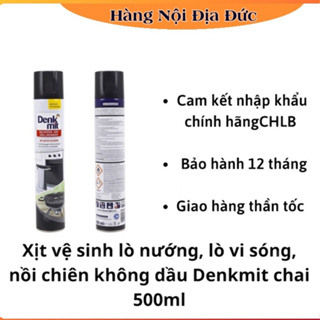 Bình xịt vệ sinh lò nướng, lò vi sóng, nồi chiên không dầu Denkmit 500ml