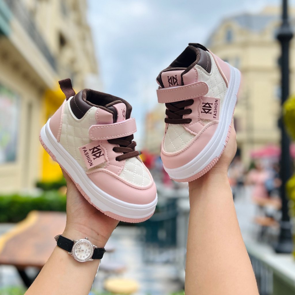 Hàng hót Mẫu mới _ Giày cổ cao thời trang cho bé trai bé gái phong cách Hàn Quốc, Chất đẹp