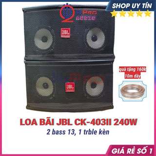 Đôi loa trợ lời jbl ck-403ii bãi zin - bass kép 12cm - 240w, 2 loa lời karaoke gia đình cao cấp, quà 10m dây-h2pro audio