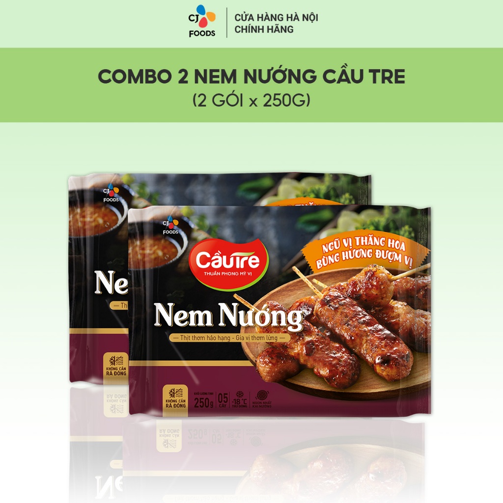 Combo 2 Nem nướng Cầu Tre  gói 250g