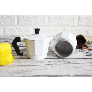 Ấm pha cà phê Moka,bình pha cà phê kiểu Ý