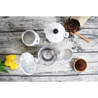 Ấm pha cà phê Moka,bình pha cà phê kiểu Ý