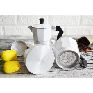 Ấm pha cà phê Moka,bình pha cà phê kiểu Ý