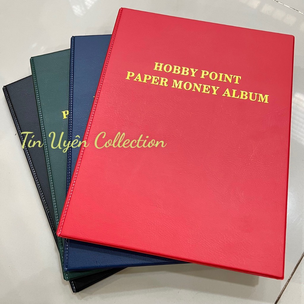 Album đựng tiền giấy 20 phơi trong 3 ngăn đựng 60 tờ tiền của hãng PCCB Đài Loan