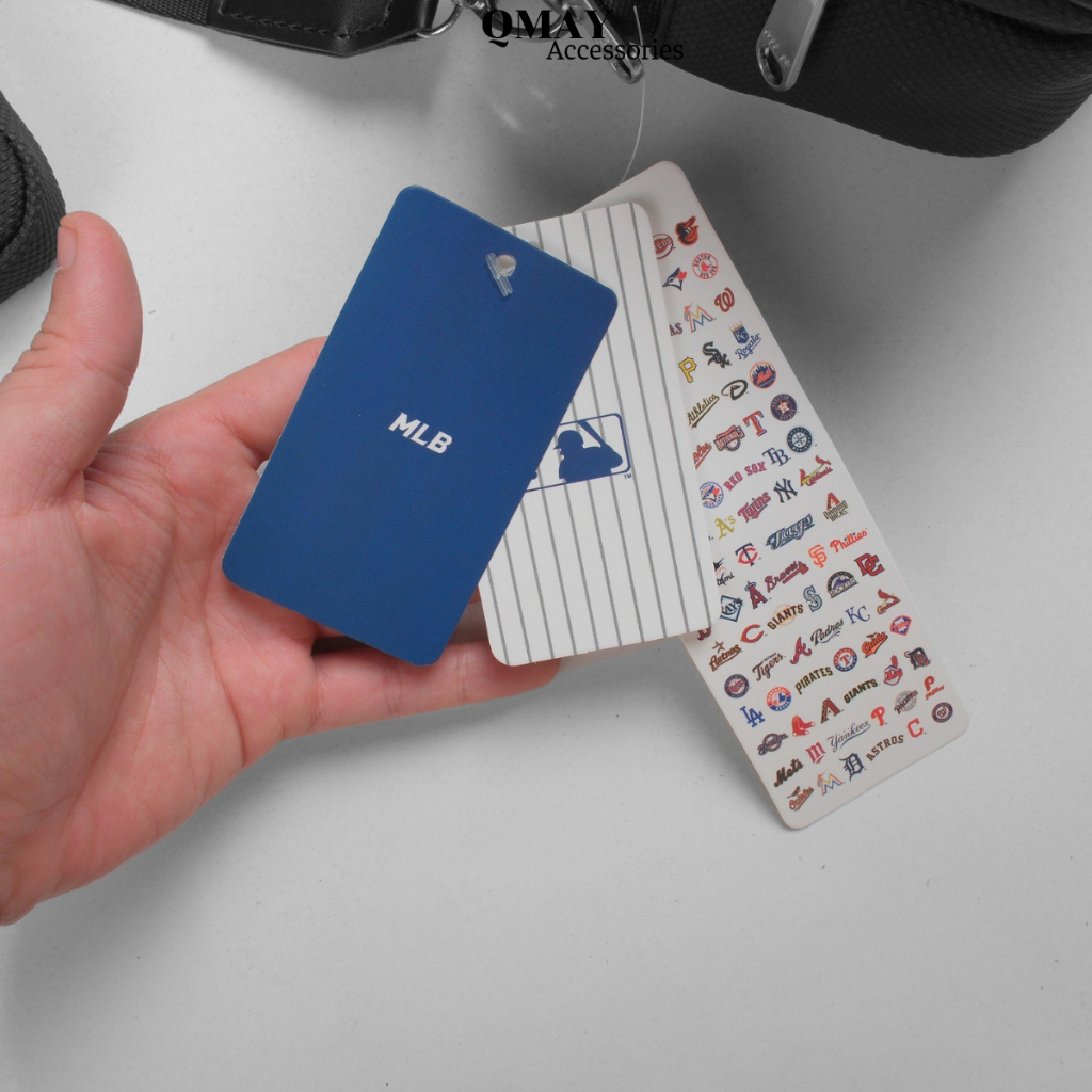 Túi Đeo Chéo MLB NY Thời Trang Nam Nữ Phiên Bản Logo TITAN Trend 2024 Chất Da Si Chống Nước Size 22cm x 14cm x 7cm