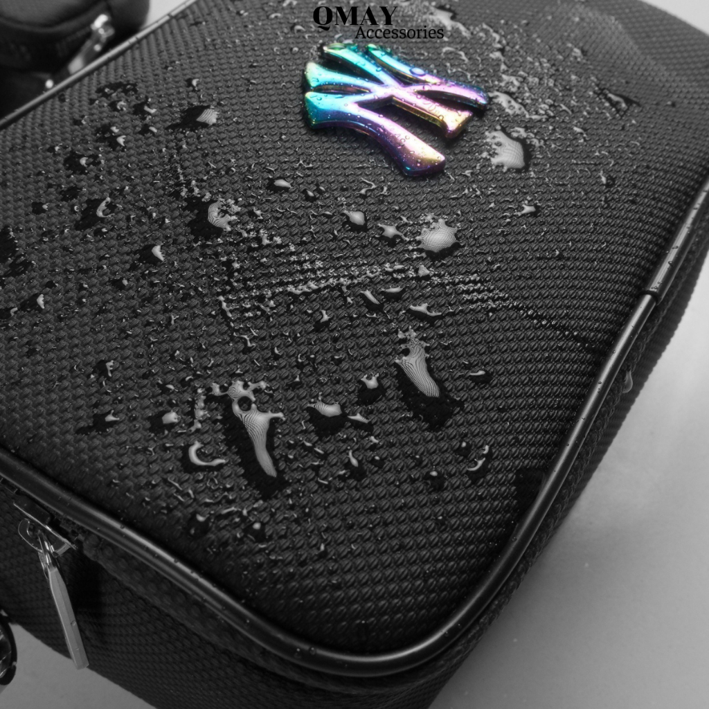 Túi Đeo Chéo MLB NY Thời Trang Nam Nữ Phiên Bản Logo TITAN Trend 2024 Chất Da Si Chống Nước Size 22cm x 14cm x 7cm