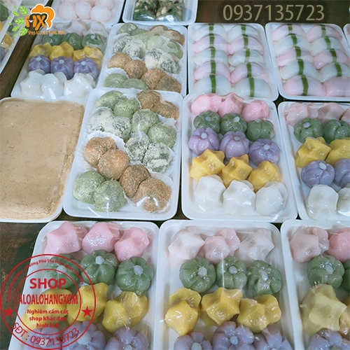 Bánh gạo hàn quốc  5 màu