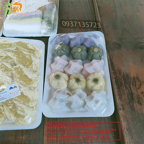 Bánh gạo hàn quốc  5 màu