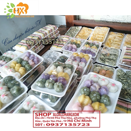 Bánh gạo hàn quốc  5 màu