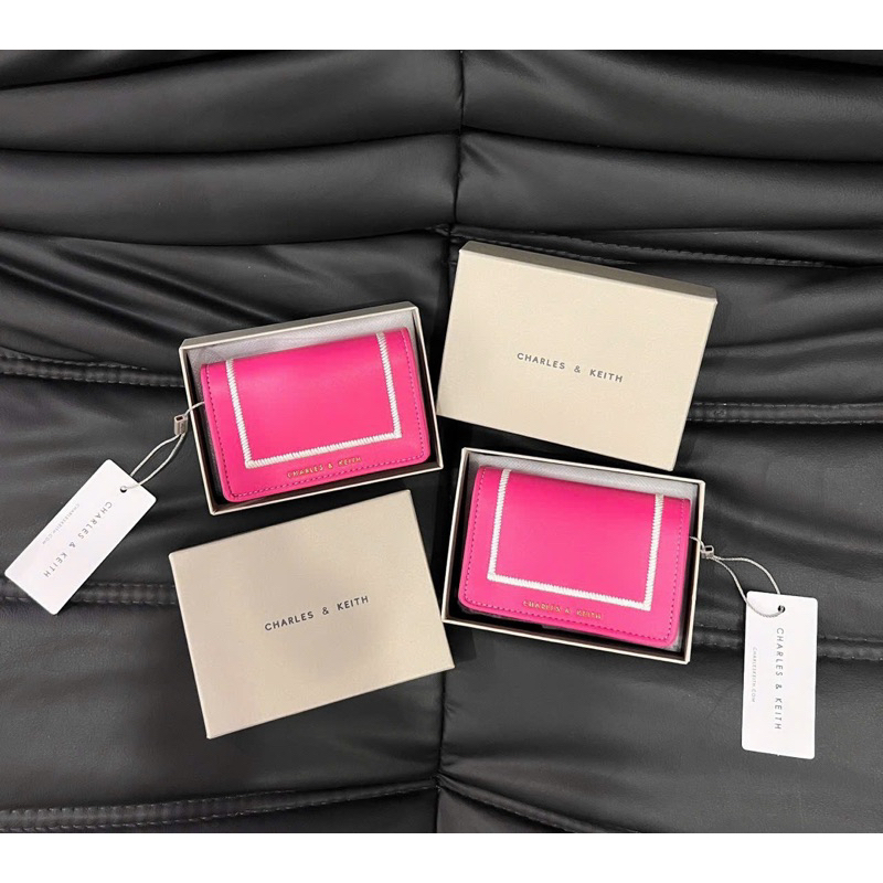 Ví charles keith mẫu mới màu hồng