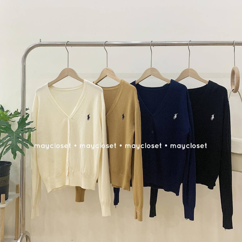 Cardigan thêu ngựa bảng 4 màu