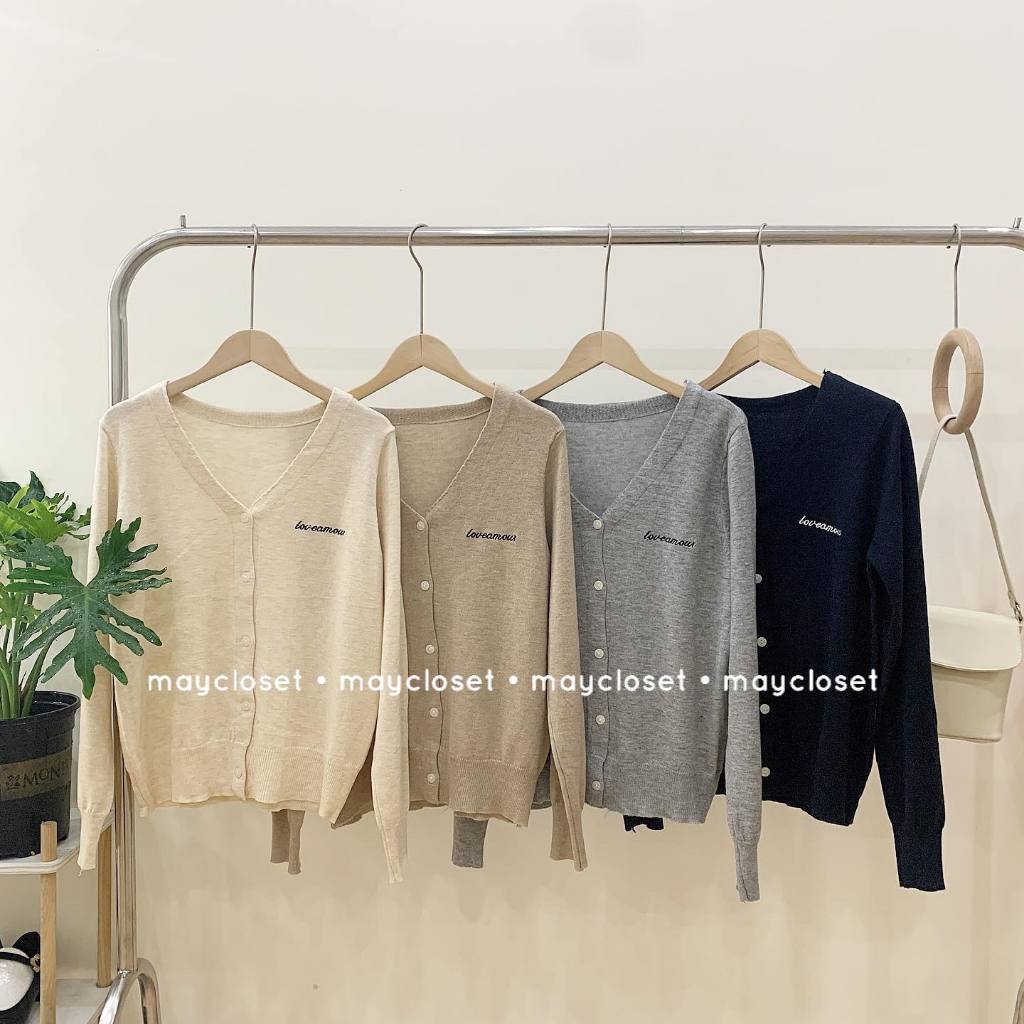 Cardigan len chữ Loveamour